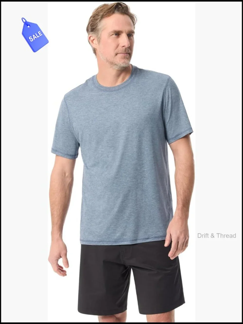 Men's Performance Core Quick Dry Crew Neck Short Sleeve Tee - Stretch Pullover